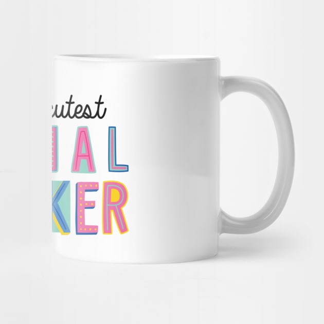 Social Worker Gifts | World's cutest Social Worker by BetterManufaktur